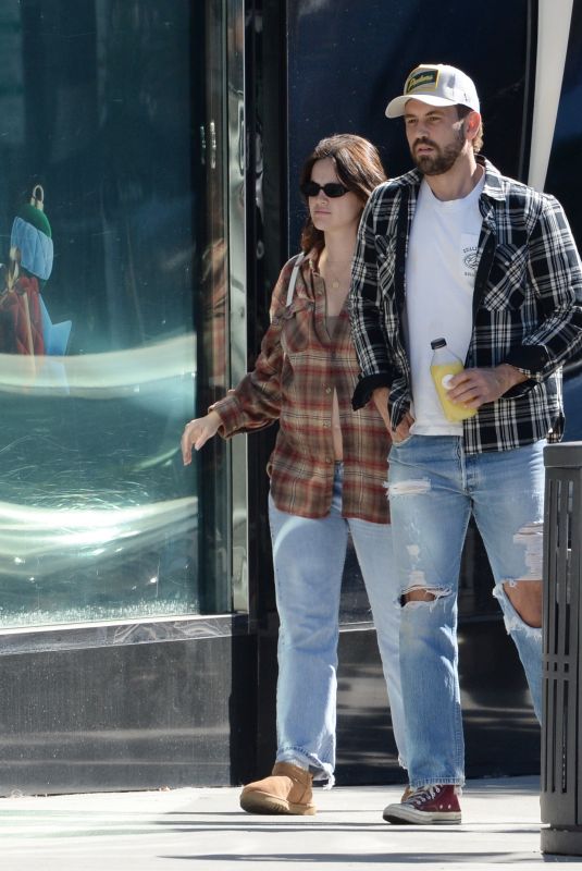 NATALIE JOY and Nick Viall Out Shopping at Crate & Barrel in Beverly Hills 11/12/2023