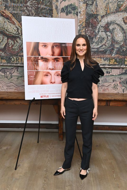NATALIE PORTMAN at May December Tastemaker Screening in New York 11/28/2023