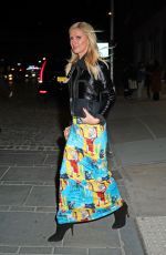 NICKY HILTON Arrives at Alice + Olivia Collaboration with Basquiat in New York 11/08/2023