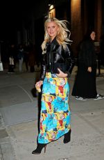 NICKY HILTON Arrives at Alice + Olivia Collaboration with Basquiat in New York 11/08/2023