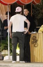 NICOLA PELTZ and Brooklyn Beckham Leavies The Bird Streets Club in West Hollywood 11/21/2023