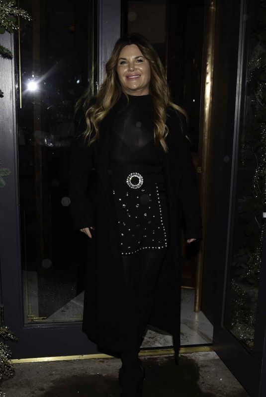 NICOLE SEALEY Arrives at Piccolino’s Restaurant Launch Party in Wilmslow 11/20/2023