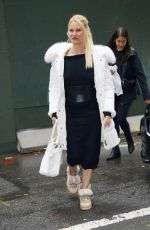 NICOLETTE SHERIDAN Arrives at NBC Studios in New York 11/22/2023