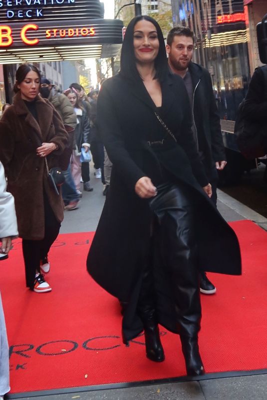 NIKKI and BRIE BELLA Arrives at NBC Studios in New York 11/14/2023