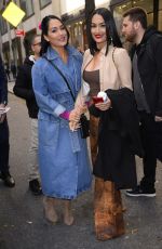 NIKKI and BRIE BELLA Leaves NBC Studios in New York 11/14/2023