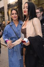 NIKKI and BRIE BELLA Leaves NBC Studios in New York 11/14/2023