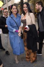 NIKKI and BRIE BELLA Leaves NBC Studios in New York 11/14/2023