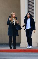 NOOR ALFALLAH Out for Coffee with Her Mom in Beverly Hills 11/26/2023