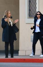 NOOR ALFALLAH Out for Coffee with Her Mom in Beverly Hills 11/26/2023