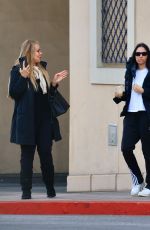 NOOR ALFALLAH Out for Coffee with Her Mom in Beverly Hills 11/26/2023