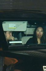 NOOR ALFALLAH Out for Dinner with Her Brother Remi Alfallah at Nobu in Malibu 11/05/2023