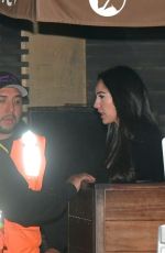NOOR ALFALLAH Out for Dinner with Her Brother Remi Alfallah at Nobu in Malibu 11/05/2023