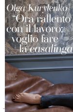 OLGA KURYLENKO in Io Donna Del Corriere Della Sera, November 2023