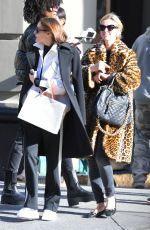 OLIVIA PALERMO and NICKY HILTON Shopping for Jewelry at Alexis Bittar at Sant Ambroeus 11/01/2023