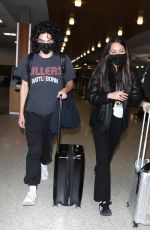 OLIVIA RODRIGO and Conan Gray Arrives at Airport in Milwaukee 11/22/2023