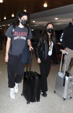 OLIVIA RODRIGO and Conan Gray Arrives at Airport in Milwaukee 11/22/2023