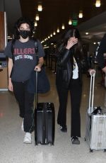 OLIVIA RODRIGO and Conan Gray Arrives at Airport in Milwaukee 11/22/2023