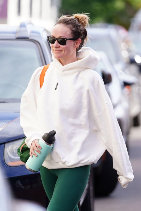 OLIVIA WILDE at a Gym in Los Angeles 11/27/2023