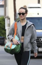 OLIVIA WILDE at a Gym in Stidio City 11/16/2023