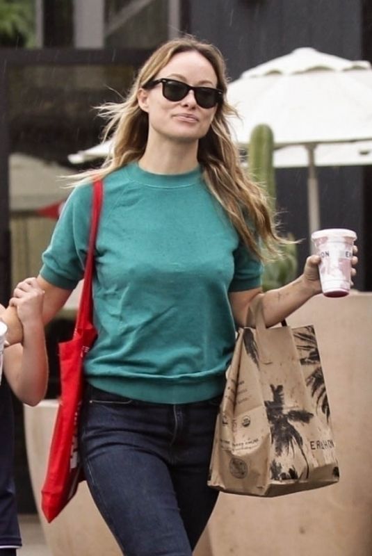OLIVIA WILDE at Erewhon Market in Los Angeles 11/18/2023