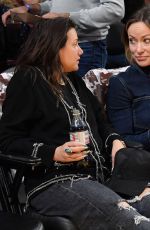 OLIVIA WILDE at LA Lakers vs Portland Trail Blazers Game in Los Angeles 11/12/2023