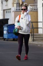OLIVIA WILDE Leaves Tracy Anderson