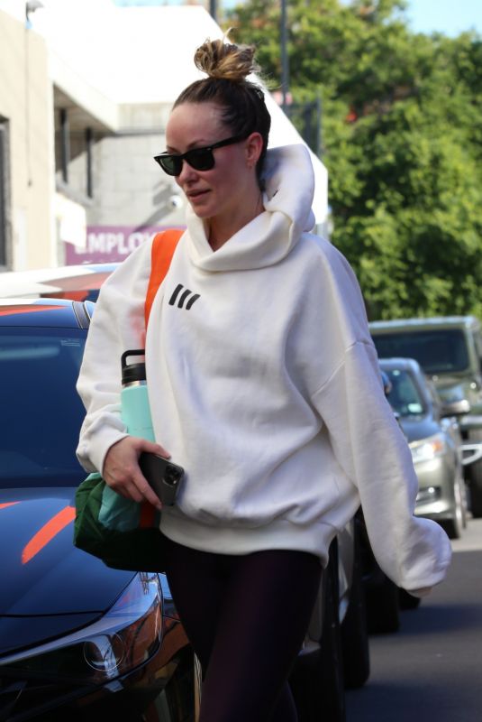 OLIVIA WILDE Leaves Tracy Anderson