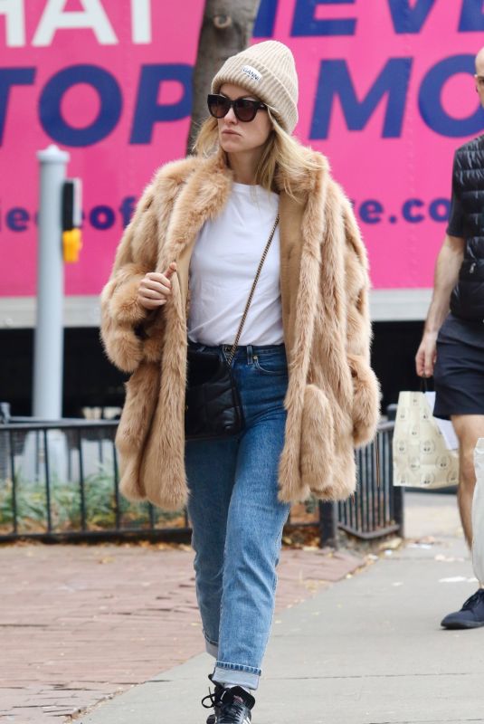 OLIVIA WILDE Out and About in New York 11/10/2023