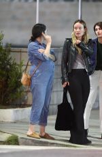 OLIVIA WILDE Out with Friends at Little Doms Restaurant in Los Feliz 11/01/2023