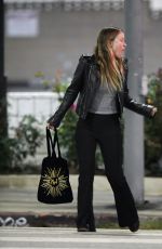 OLIVIA WILDE Out with Friends at Little Doms Restaurant in Los Feliz 11/01/2023