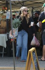 OLIVIA WILDE Shopping at Local Farmers Market in Los Angeles 11/26/2023