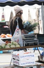 OLIVIA WILDE Shopping at Local Farmers Market in Los Angeles 11/26/2023