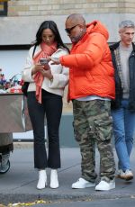 PADMA LAKSHMI and Kenya Barris at McNally Jackson Bookstore in New York 11/19/2023