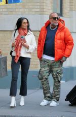 PADMA LAKSHMI and Kenya Barris at McNally Jackson Bookstore in New York 11/19/2023