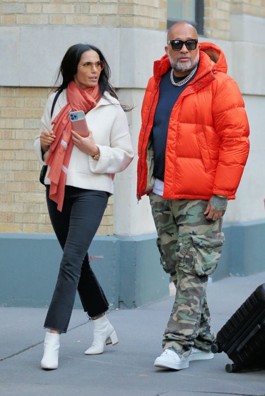 PADMA LAKSHMI and Kenya Barris at McNally Jackson Bookstore in New York 11/19/2023