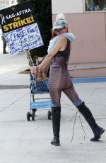 PHOEBE PRICE at SAG Strike in Los Angeles 11/07/2023