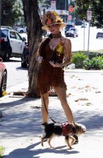 PHOEBE PRICE Out with Her Dog in Los Angeles 11/19/2023