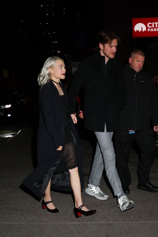 PHOEBE WALLER BRIDGE and Bo Burnham Leavea SNL Afterparty in New York 11/11/2023