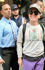 PINK Leaves for Her Concert at Madison Square Garden in New York 11/05/2023