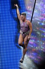 PINK Performs at Trustfall Tour at The Amerant Bank Arena in Sunrise 11/15/2023