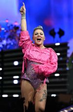 PINK Performs at Trustfall Tour at The Amerant Bank Arena in Sunrise 11/15/2023