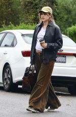 Pregnant SUKI WATERHOUSE Out Visiting a Friend in Los Angeles 11/15/2023