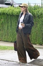 Pregnant SUKI WATERHOUSE Out Visiting a Friend in Los Angeles 11/15/2023
