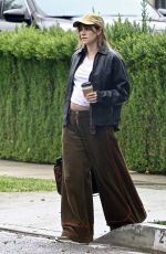 Pregnant SUKI WATERHOUSE Out Visiting a Friend in Los Angeles 11/15/2023