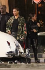 QUEEN LATIFAH and EBONI NICHOLS Leaves Bird Streets Club in West Hollywood 11/26/2023