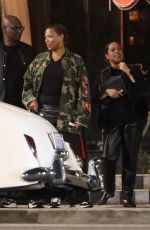 QUEEN LATIFAH and EBONI NICHOLS Leaves Bird Streets Club in West Hollywood 11/26/2023