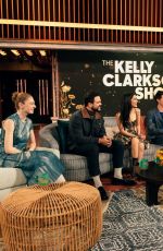 RACHEL ZEGLER and HUNTER SCHAFER at Kelly Clarkson Show 11/17/2023