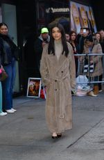 RACHEL ZEGLER Arrives at Good Morning America in New York 11/15/2023