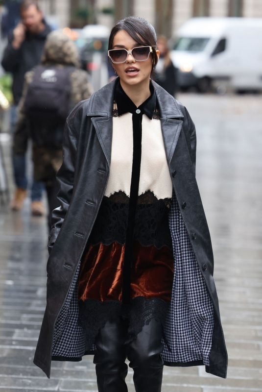 RACHEL ZEGLER Arrives at Heart Breakfast Radio Studios in London 11/08/2023