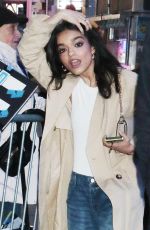 RACHEL ZEGLER Arrives to Promotes The Hunger Games: The Ballad of Songbirds & Snakes at Good Morning America in New York 11/02/2023